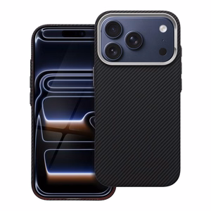 K-Look MagSafe-yhteensopiva suojakuori iPhone 16 PRO MAX -puhelimelle, musta