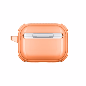 AmazingThing Titan Pro Mag Case Clear Suojakuori AirPods Pro 3 -kuulokkeille - oranssi