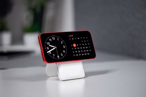 Ulkoinen akku yhteensopiva MagSafe:lle Forcell F-Energy MagStand F10K2 QC3.0 PD 5A 20W 10000 mAh valkoinen
