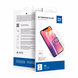 Karkaistu lasi Samsung Galaxy A57 5G -puhelimelle (koko pinnan liima / yhteensopiva suojakuoren kanssa) Blue Star 5D, musta
