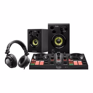 Hercules DJ Learning Kit MK2 – USB-DJ-ohjaimen harjoittelupaketti kaiuttimilla