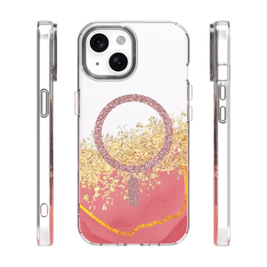 Epoxy Mag suojakuori iPhone 13 / 14 6,1" vaaleanpunainen