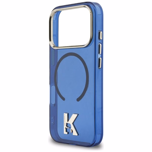 Karl Lagerfeld IML K Head Logo MagSafe -suojakuori iPhone 17 Pro:lle sininen