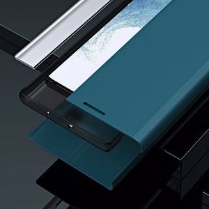 Sleep Case Pro Suojakuori Samsung Galaxy A24 4G:lle kippujalustan kanssa musta