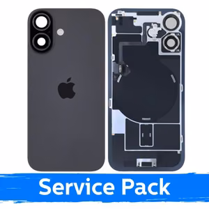 Takakansi, yhteensopiva Apple iPhone 17:n kanssa / Musta / (Service Pack)