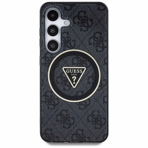 Guess Suojakuori Samsung S25 Plus:lle GUHMS25MHG4PRTGK (Magnetic IML Metal Glitter 4G Circle Triangle) musta