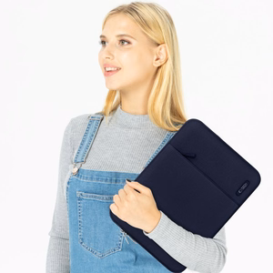 Tech-Protect Sleeve kannettavan tietokoneen kotelo 13-14 - laivastonsininen