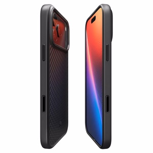 Spigen Enzo Aramid T Mag Magsafe Suojakuori iPhone 17 Pro:lle musta