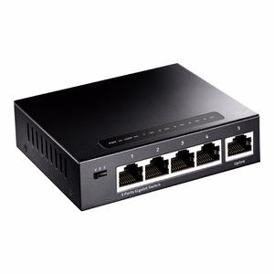 Cudy GS105 network switch Unmanaged Gigabit Ethernet (10/100/1000) Black