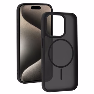 Magmat Slim Suojakuori iPhone 15 Pro:lle musta