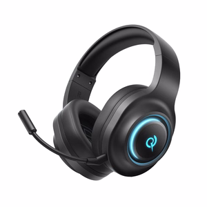 QCY V200 Pro Langalliset Gaming-Kuulokkeet 7.1 Äänellä ja Irrotettavalla Mikrofonilla - Musta