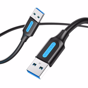 Vention USB 3.0 A Male–A Male -kaapeli 0.5M, musta, PVC