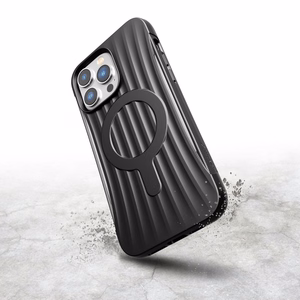 Raptic X-Doria Clutch Case iPhone 14 Pro Max MagSafe takakuori musta