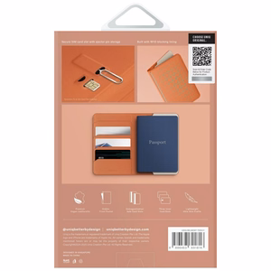 Uniq Belmont RFID-suojattu passikuori - norsunluu