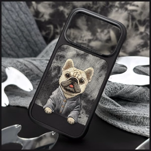 Nimmy Gentle Pets Series Dog MagSafe Suojakuori iPhone 17 Pro - Musta