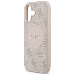 Guess 4G Circle Classic Logo MagSafe -suojakuori iPhone 17 - pinkki