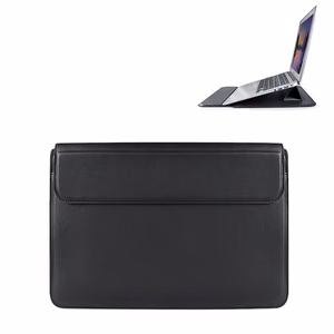 Devia kannettavan laukku / MacBook ultraohut suojalaukku 13,3'' vedenkestävä PU-nahka - musta
