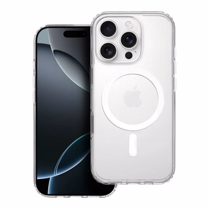 Suojakuori iPhone 16 PRO:lle Clear Mag Cover Elite (STR / NON-YELLOWING / CAMERA CONTROL BUTTON) yhteensopiva MagSafen kanssa läpinäkyvä