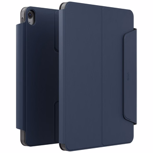 Uniq Rovus Snapmount Magneettinen 360 pyörivä irrotettava Suojakuori iPad Air 11 2024 / 2025 / iPad Air 10.9 2020 / 2022 - laivastonsininen