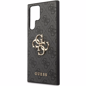 Guess GUHCS23L4GMGGR S23 Ultra S918 harmaa/harmaa kovakuori 4G Big Metal Logo