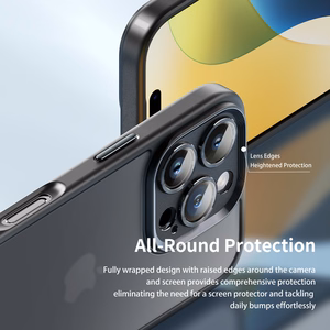 Rock Guard Touch Matte Series Suojakuori iPhone 16 Pro Max:lle sininen