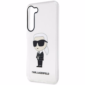 Karl Lagerfeld KLHCS23MHNIKTCT S23+ S916 läpinäkyvä kovakuori Ikonik Karl Lagerfeld