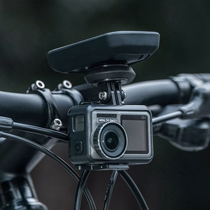 Wozinsky WUG-01B yleiskiinnike polkupyörän ohjaustankoon Garmin-tietokoneelle, kameralle ja valolle – musta