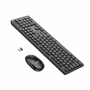 Hoco GM17 wireless keyboard and mouse set black