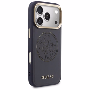 Guess Perforated 4G MagSafe Suojakuori iPhone 17 Pro:lle - Sininen