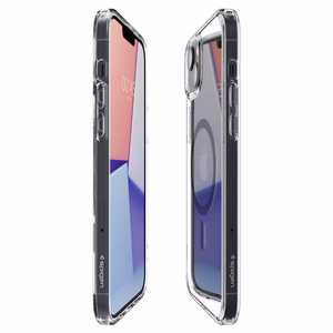 Spigen Ultra Hybrid Mag -kotelo MagSafella iPhone 14 Plus -puhelimelle - kirkkaanharmaa