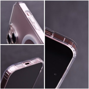 Suojakuori iPhone 12 PRO MAX:lle Frost Mag Cover MagSafe-yhteensopiva (kameransuoja) läpinäkyvä jäinen