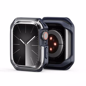 DUX DUCIS kotelo TAMO Apple Watch 10 -sarja 42 mm läpinäkyvä tummansinisellä