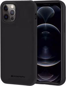 Mercury Soft Jelly suojakuori Apple iPhone 16 musta