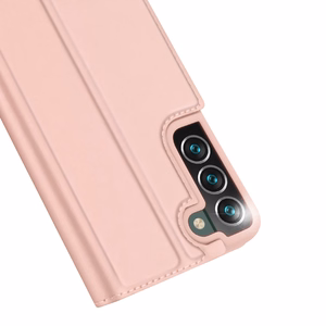 Dux Ducis Skin Pro Holster Cover Samsung Galaxy S22 + (S22 Plus) vaaleanpunainen
