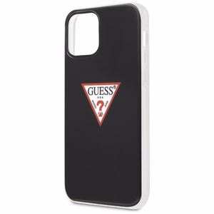 Guess GUHCP12MPCUCTLBK iPhone 12/12 Pro 6.1" musta/musta kovakotelo Triangle-mallisto