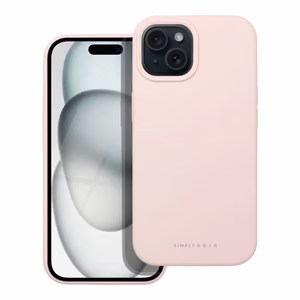 ROAR Suojakuori CLOUD SKIN iPhone 15:lle vaaleanpunainen