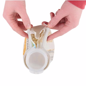 Alpina 2-in-1 food-bag sealing clips with pouring spout, 2 pcs.
