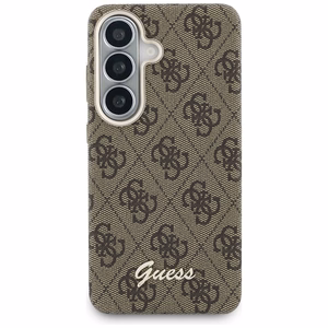 Guess suojakuori 4G Script MagSafe Samsung Galaxy S26:lle ruskea