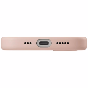 Uniq Lino Magclick Lataus Suojakuori iPhone 16e:lle - Vaaleanpunainen