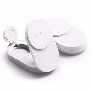 Ringke QI2.2 25W 3in1 Magnetic MagSafe Inductive Charger - White
