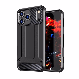 Hybrid Armor Suojakuori iPhone 17 Pro:lle - musta