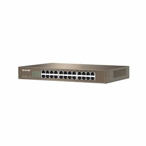 Tenda TEF1024D – hallinnoimaton 24-porttinen Fast Ethernet -kytkin, beige