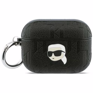Karl Lagerfeld Monogram Karl Head Suojakuori AirPods Pro 3:lle - Musta