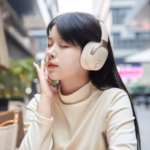 Langattomat kuulokkeet Acefast H2 valkoinen (Bluetooth 5.3 / aktiivinen melunvaimennus)