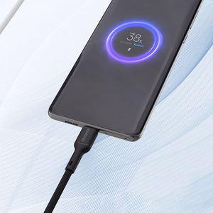 Dudao L9T 5A USB-A - USB-C Kaapeli 1m - Musta