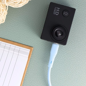 Kaapeli USB A - Micro USB Forcell F-Energy QC3.0 2,4A 18W Silicone 1 m C341 sininen