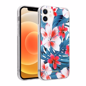 Crong Flower Pattern 03 suojakuori laitteelle iPhone 12 Mini