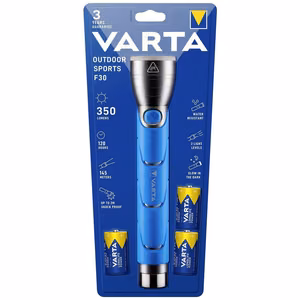 VARTA taskulamppu LED Outdoor sports F30 310lm 18629 + 3 x paristo R14 (Type C)