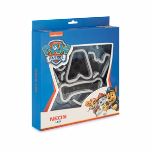 Neon LED jalustalla Paw Patrol - Logo OW-120146