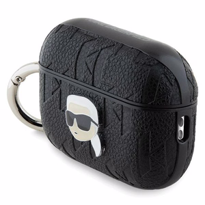 Karl Lagerfeld Monogram Karl Head suojakuori AirPods Pro 2:lle - musta